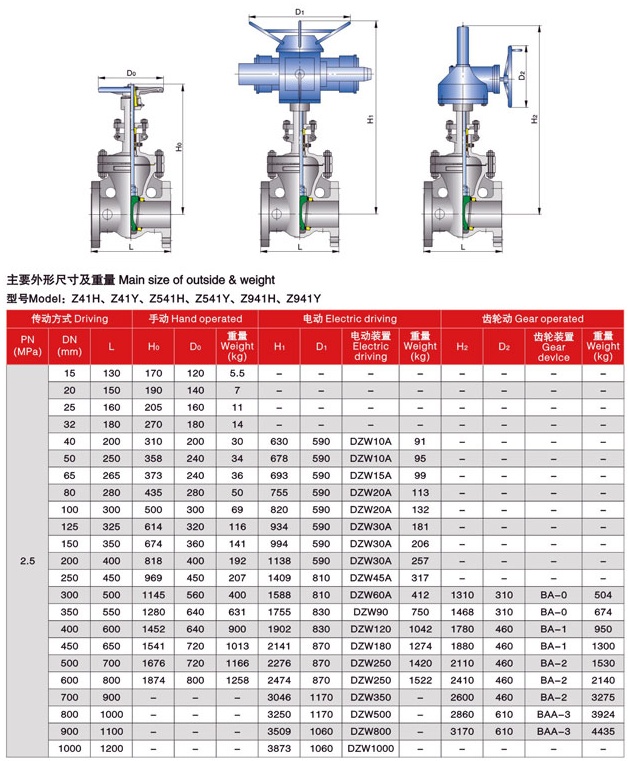 Gate Valve DIN PN25 - Tengs Valve